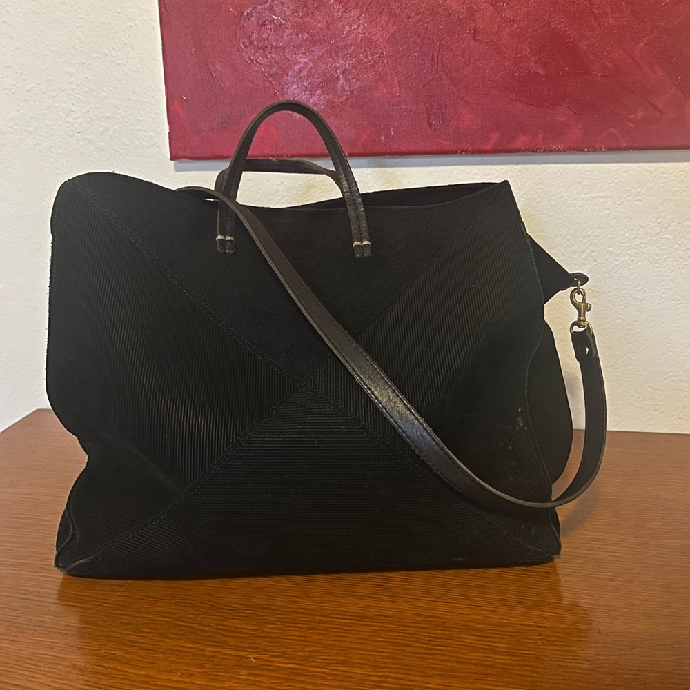 Clare V Black Simple Tote